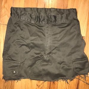 Mini Army Green Skirt